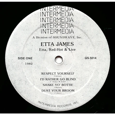 Etta James - Etta, Red-Hot & Live