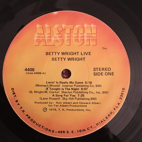 Betty Wright - Betty Wright Live