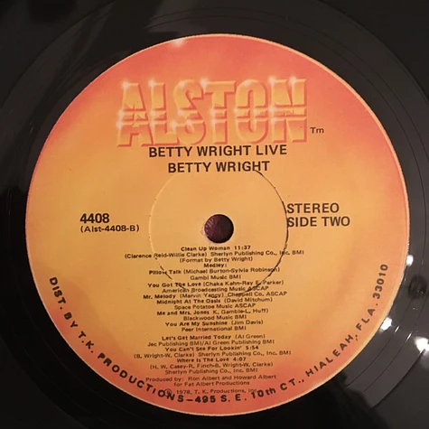 Betty Wright - Betty Wright Live