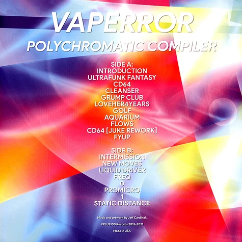 Vaperror - Polychromatic Compiler Yellow Vinyl Edtion