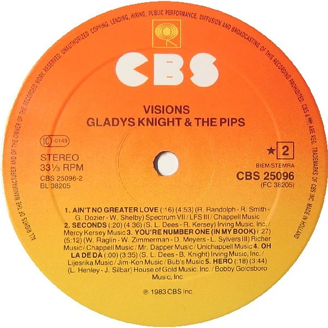 Gladys Knight And The Pips - Visions