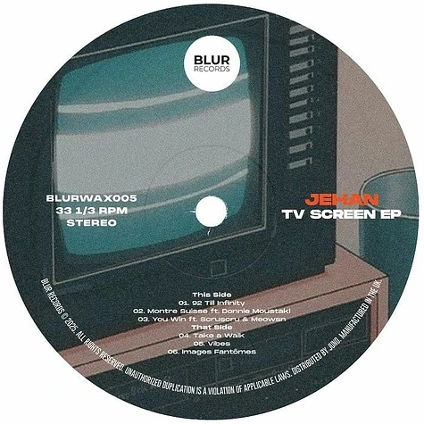 Jehan - Tv Screen EP