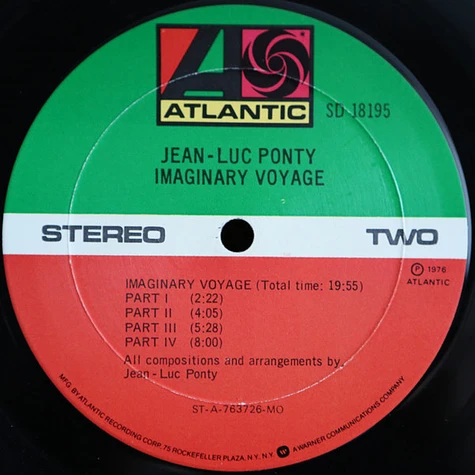 Jean-Luc Ponty - Imaginary Voyage