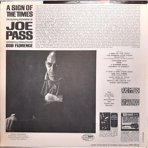 Joe Pass - A Sign Of The Times