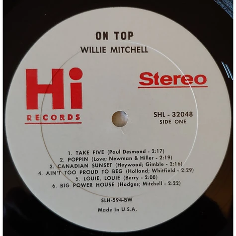 Willie Mitchell - On Top