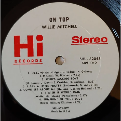 Willie Mitchell - On Top