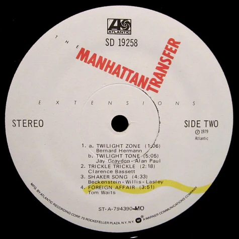 The Manhattan Transfer - Extensions