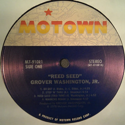 Grover Washington, Jr. - Reed Seed