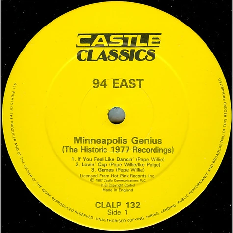 94 East - Minneapolis Genius