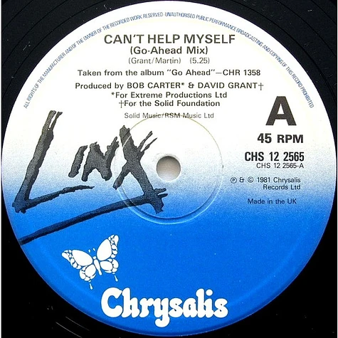 Linx - Can't Help Myself