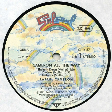 Rafael Cameron - Cameron All The Way