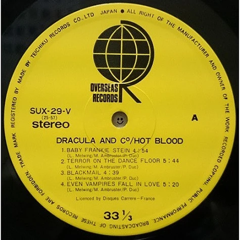 Hot Blood - Dracula And Co