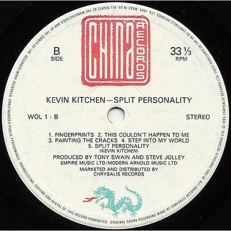 Kevin Kitchen - Split Personality