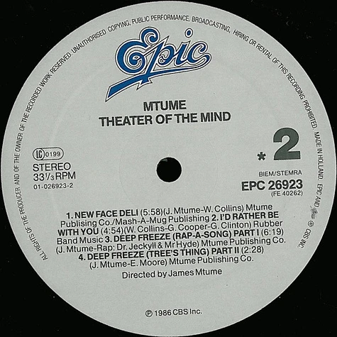 Mtume - Theater Of The Mind