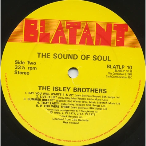 The Isley Brothers - The Sound Of Soul