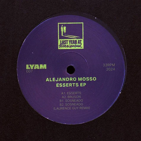 Alejandro Mosso - Essert EP