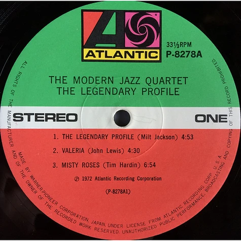 The Modern Jazz Quartet - The Legendary Profile