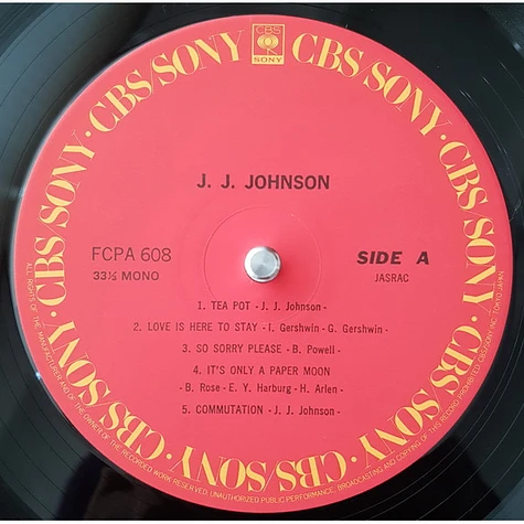 J.J. Johnson - J.J. Johnson