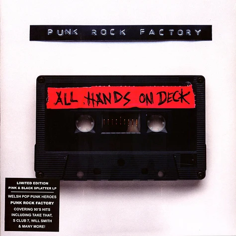 Punk Rock Factory - All Hands On Deck Black / Pink Splattered Vinyl Edition