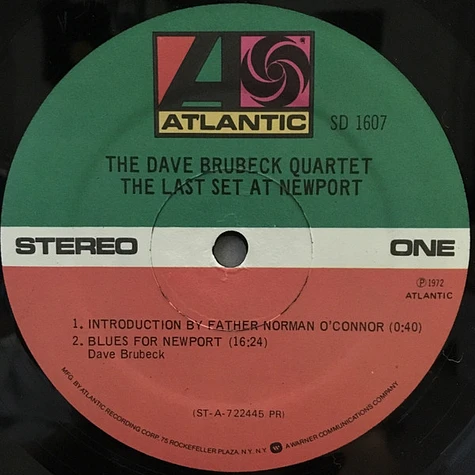 The Dave Brubeck Quartet Featuring Gerry Mulligan, Alan Dawson, Jack Six - The Last Set At Newport