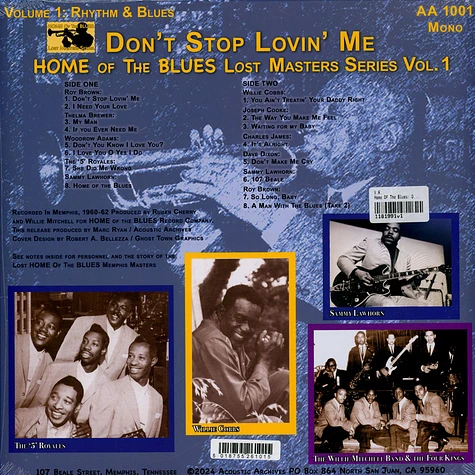 V.A. - Home Of The Blues: Don't Stop Lovin Me The Lost Me