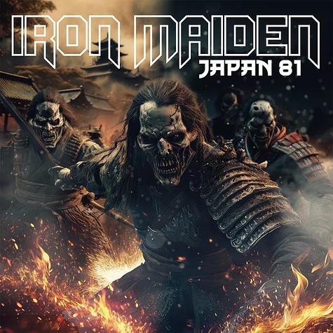 Iron Maiden - Japan 81 Red With White Splatter Vinyl Edition