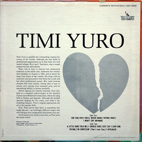 Timi Yuro - Hurt!!!!!!!