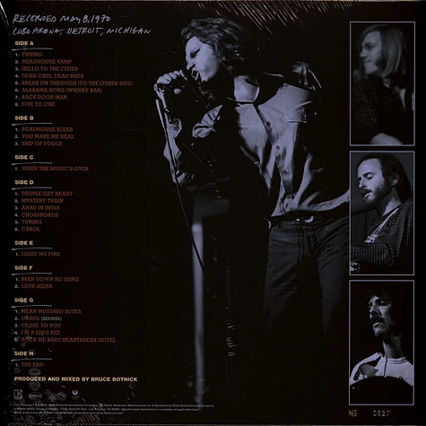 ザ・ドアーズ The Doors 「Live In Detroit」 Live in Detroit (The Doors album) - Wikipedia