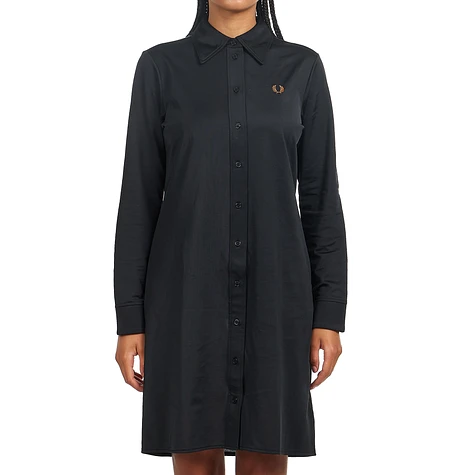 Fred Perry - Button-Through Jersey Shirt Dress