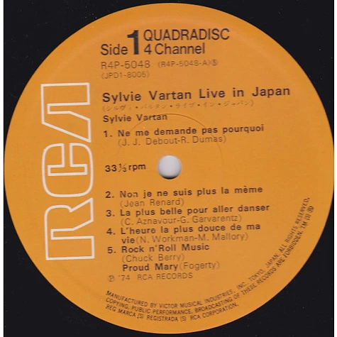 Sylvie Vartan - Live In Japan