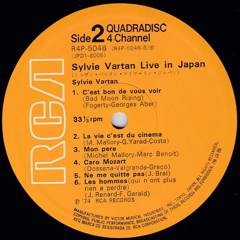 Sylvie Vartan - Live In Japan