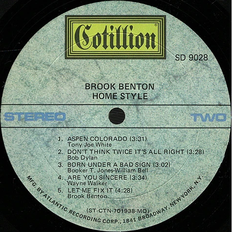 Brook Benton - Home Style