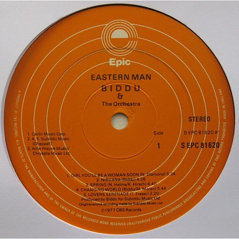 Biddu Orchestra - Eastern Man