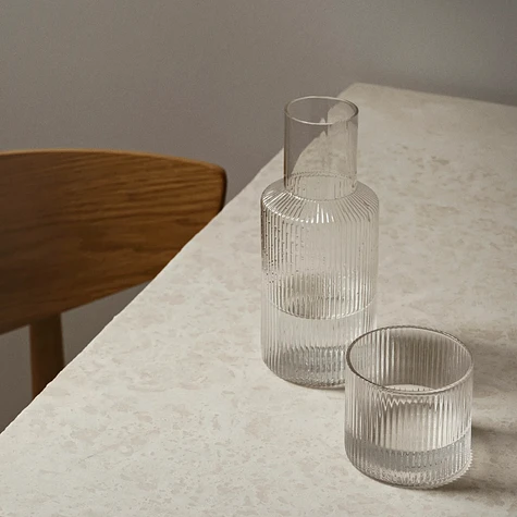 ferm LIVING - Ripple Carafe Set Small