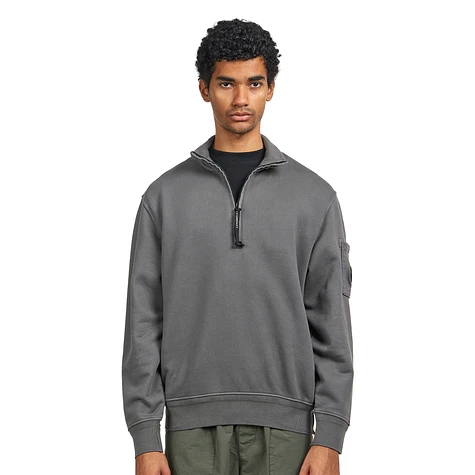 C.P. Company - Diagonal Fleece Half Zip Sweatshirt