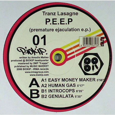 Tranz Lasagne - Premature Ejaculation E.P.