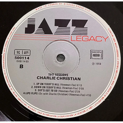 Charlie Christian - 1941 Live Sessions