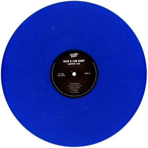 Lightnin' Slim - High & Low Down Blue / Grey Smokey Vinyl Edition