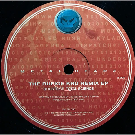 Rufige Kru / Total Science - The Rufige Kru Remix EP