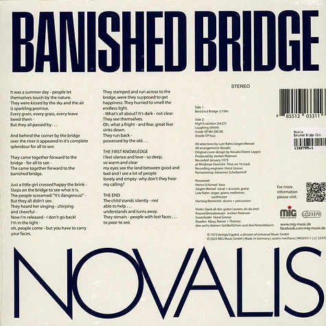 Novalis - Banished Bridge Coloured Vinyl Edition