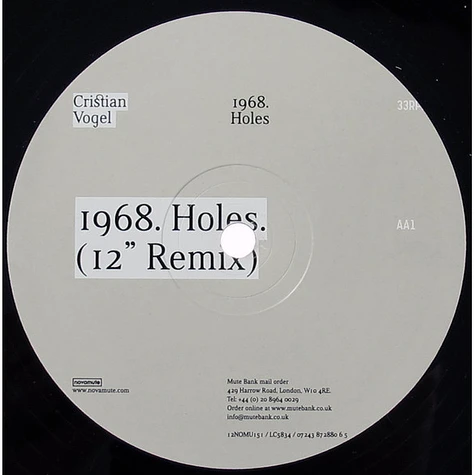 Cristian Vogel - 1968.Holes