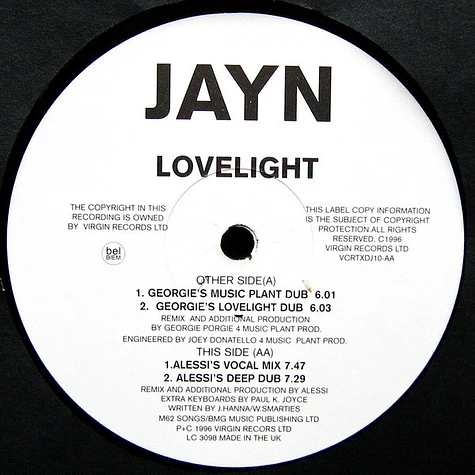 Jayn Hanna - Lovelight