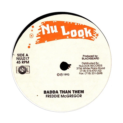 Freddie Mcgregor / Jimmy Riley - Badda Than Them / Me & Yoy, Version