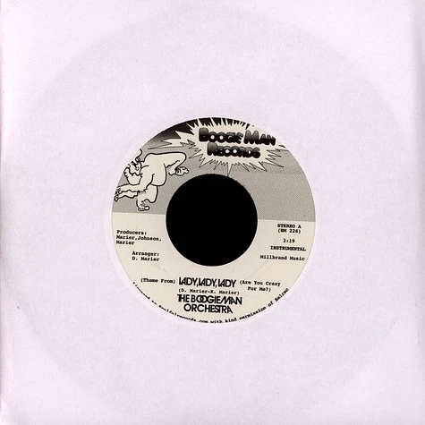 The Boogie Man Orchestra - Single Sided - Lady Lady Lady