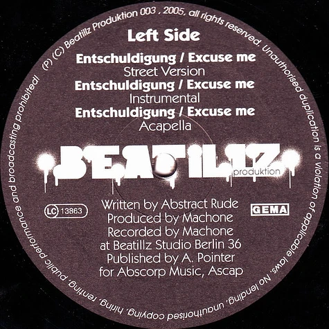 Abstract Rude - Entschuldigung