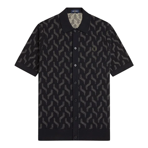 Fred Perry - Pointelle Cable Knitted Shirt