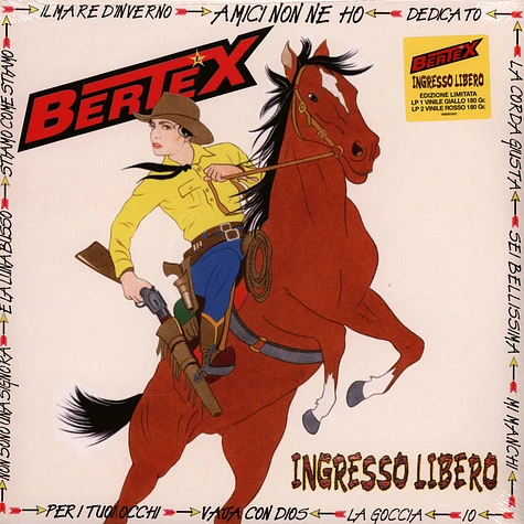 Loredana Berte' - Ingresso Libero Yellow-Red Vinyl Edition