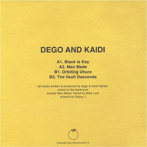 Dego And Kaidi Tatham - EP2