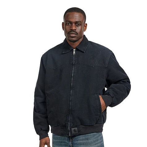 Shop Carhartt WIP Active Dearborn Jacket (black rigid