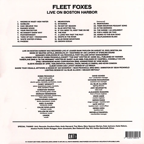 Fleet Foxes - Live On Boston Harbor